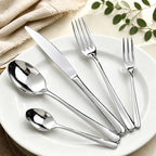 304 Stainless Steel Flatware Set | 300 MOQ | Super Mirror Polish | Custom