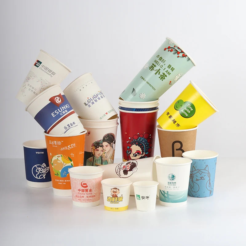Wholesale Double Wall Paper Cups with Logo | MOQ 1000