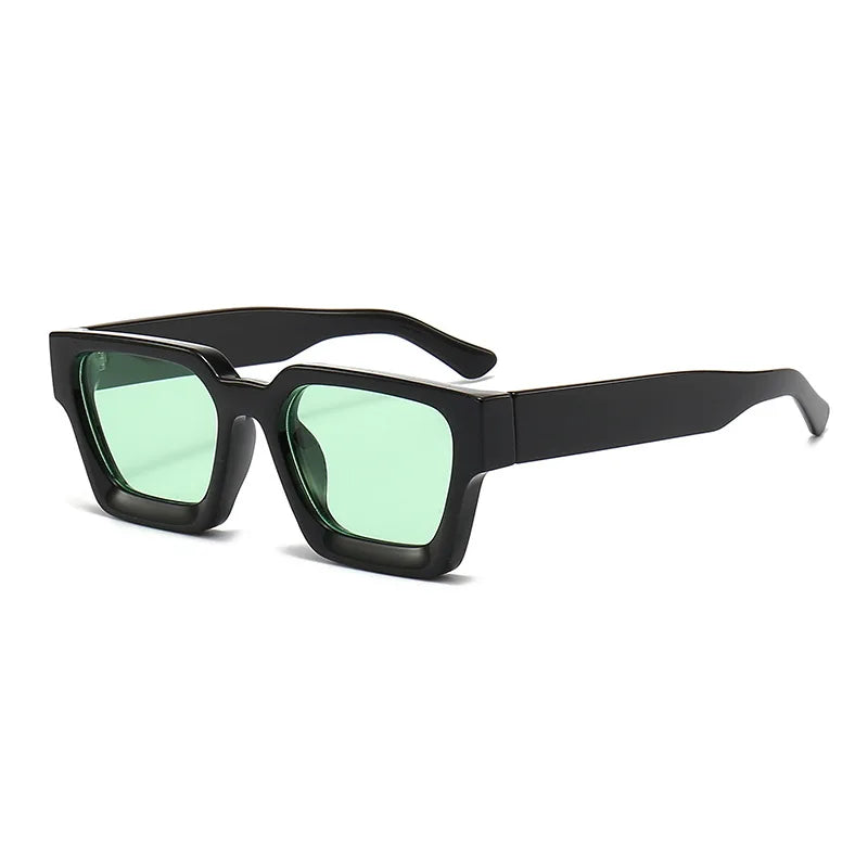 Custom Logo UV400 Rectangle Sunglasses | PC Frame 100 MOQ Private Label