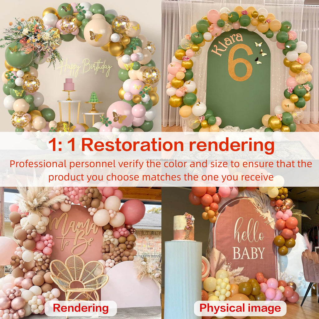 Balloon Arch Garland Kits | Rose Gold | MOQ 10 | EN71 Certified