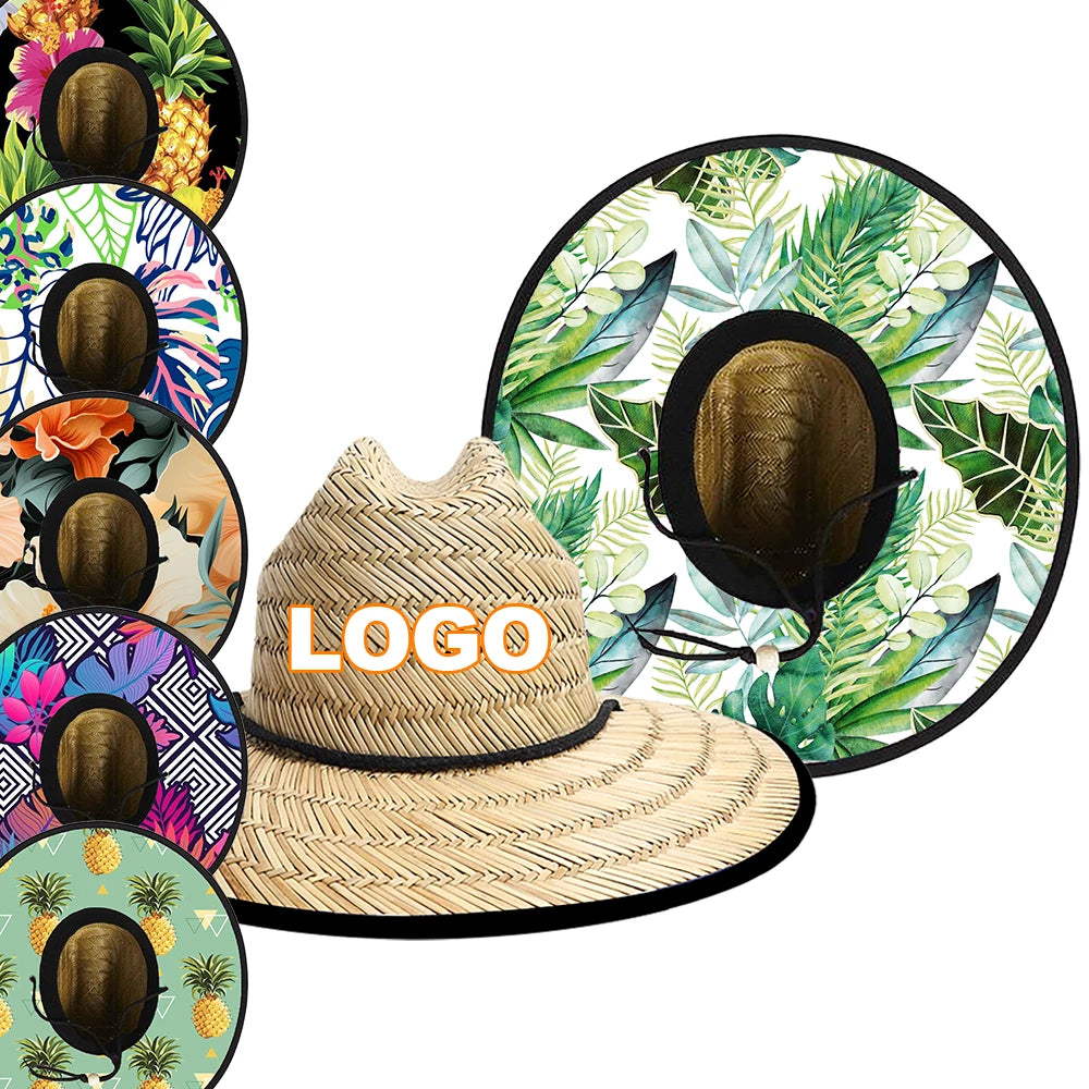 Custom Straw Lifeguard Hats with Logo | 1 MOQ BSCI Certified