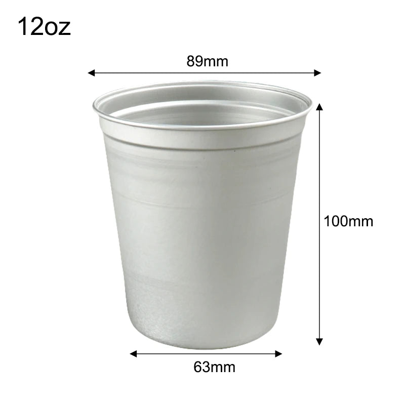 Custom 16oz Aluminum Tumbler | Food-Grade | Reusable Drinkware | Bulk Logo
