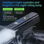 Night Sensor Power Display Bike Light | Custom Bicycle Rechargeable