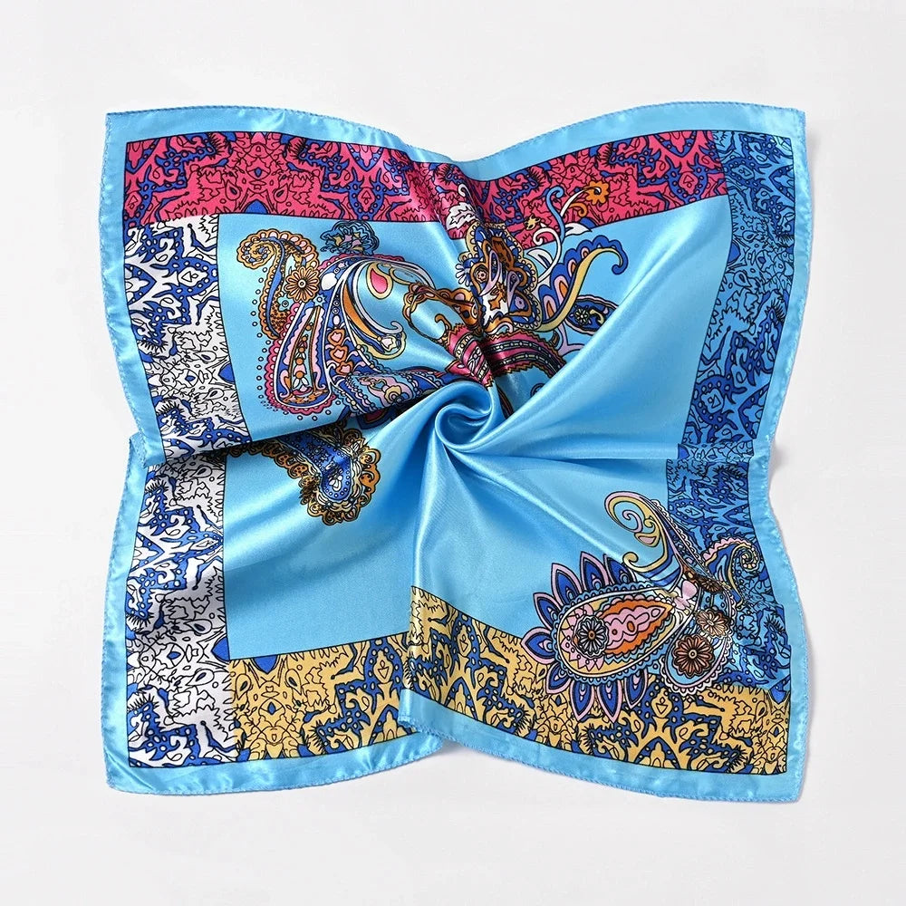 Personalized Silk Satin Scarves | 2-Piece MOQ & 3-7 Day Lead Time | 46 Colors | OEM Manufacture