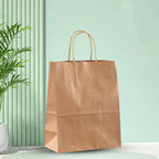 Kraft Paper Bags — Leakproof Bottom, 10,000 Pcs MOQ, Recyclable