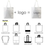 Custom Canvas Tote Bags with Logo | Eco Friendly MOQ 50