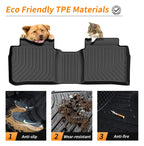 Custom Fit All Weather 3D TPE Floor Mats for Mitsubishi Triton L200 Attrage Montero Sport Mirage