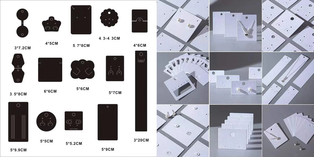 Custom Jewelry Display Cards – Eco-Friendly Cardstock, 7-Day Lead