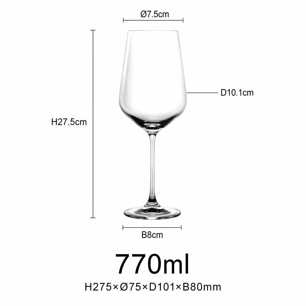 Vintage Crystal Wine Glasses: 500 MOQ, 14-Day Lead, LFGB Certified | Custom 500-1000ml Goblets