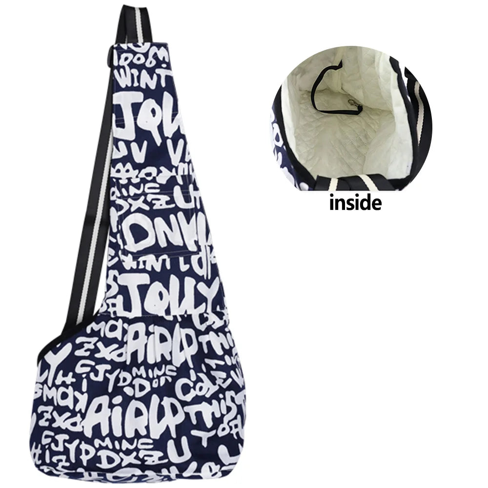 Custom Logo Dog Carrier Bag | Adjustable Pet Sling MOQ 300