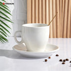 Custom Porcelain Espresso Cups with Logo | MOQ 50 Sets