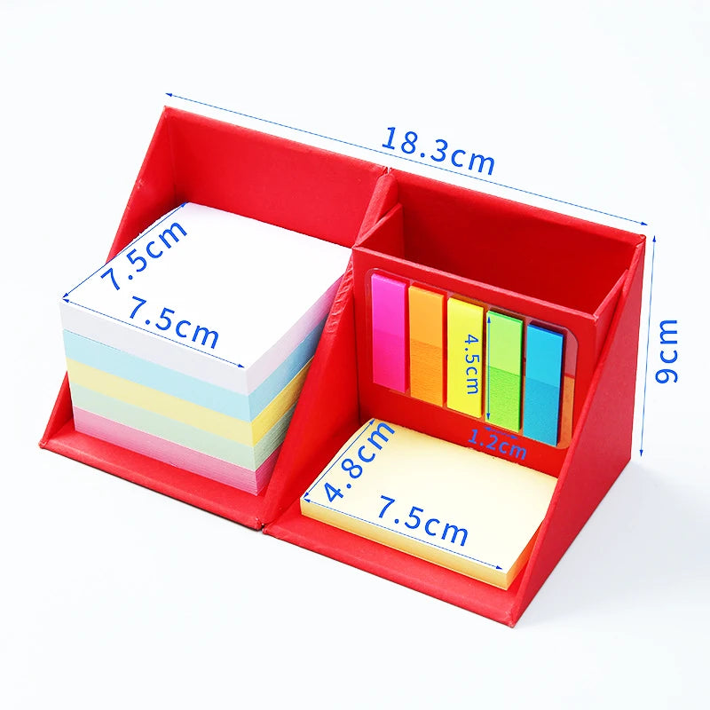 Custom Kraft Paper Desk Organizer | Eco-Friendly | Sticky Note Holder | 500pc MOQ