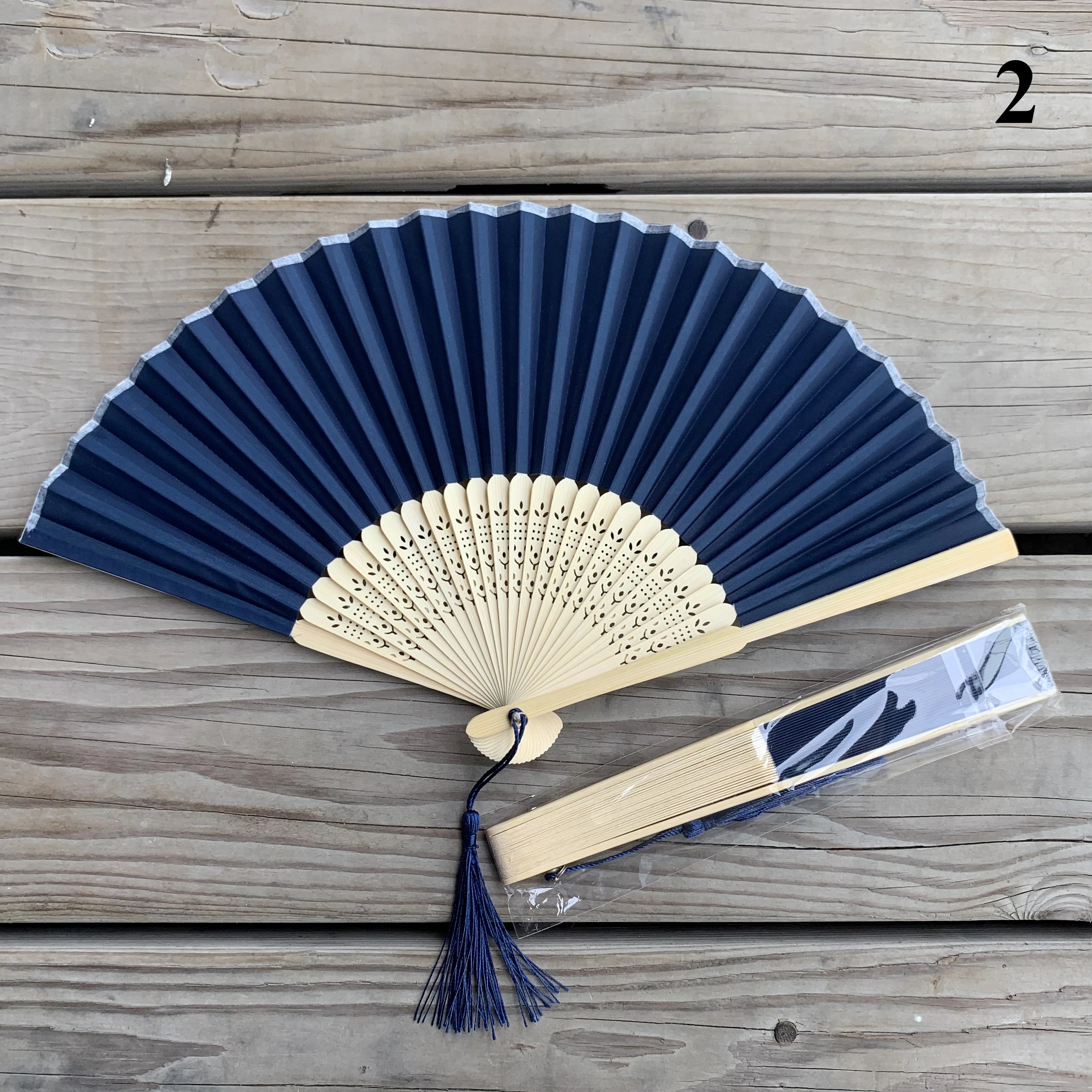 Custom Bamboo Hand Fans with Logo – 100 MOQ, 7-Day Lead