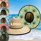 Custom Straw Lifeguard Hats with Logo | 1 MOQ BSCI Certified