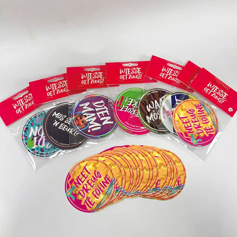 Custom Waterproof Vinyl Roll Labels with Logo | MOQ 100