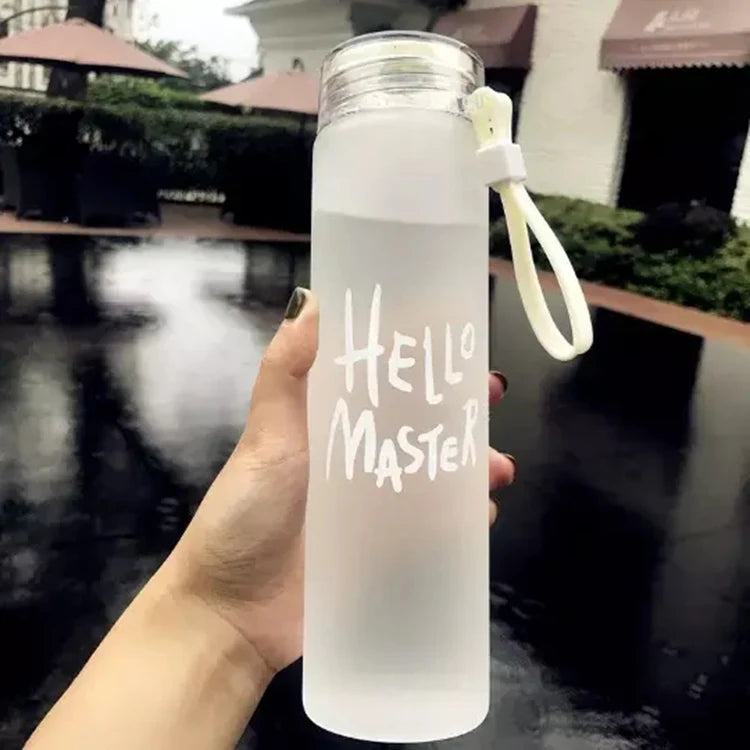 Custom Glass Water Bottles 1 MOQ | 480ml Color Changing Promotional Gift