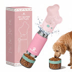 Custom 2-in-1 Dog Water Bottle | 14oz/18oz | BPA-Free Stainless Steel