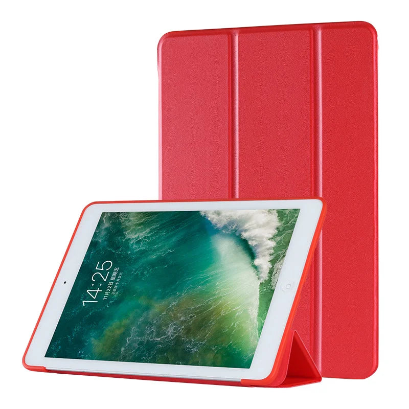 Pu Leather Shockproof Smart Cover Tablet Case – iPad Covers with Pencil Holder for iPad Pro 12.9 & More