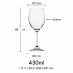 Vintage Crystal Wine Glasses: 500 MOQ, 14-Day Lead, LFGB Certified | Custom 500-1000ml Goblets