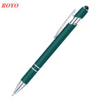 Custom Metal Stylus Pen with Logo | 2-in-1 Ballpoint MOQ 100