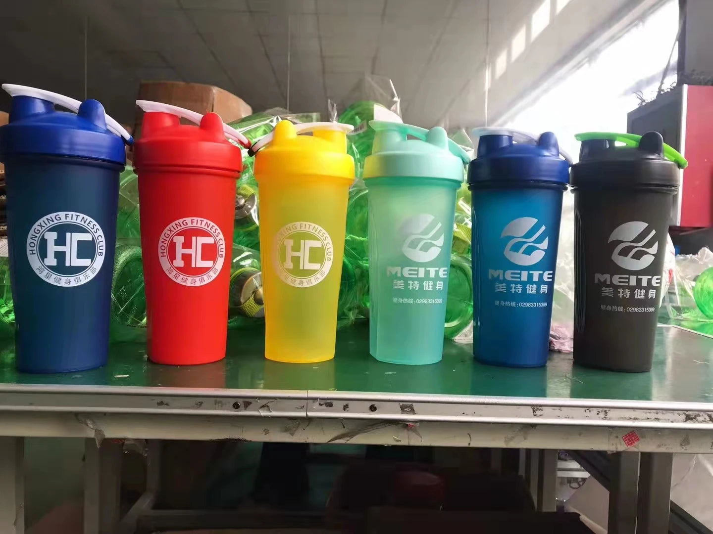 Plastic Shaker Bottle with Flip Lid for Gym, Protein Mix and Daily Hydration (400ml / 600ml)