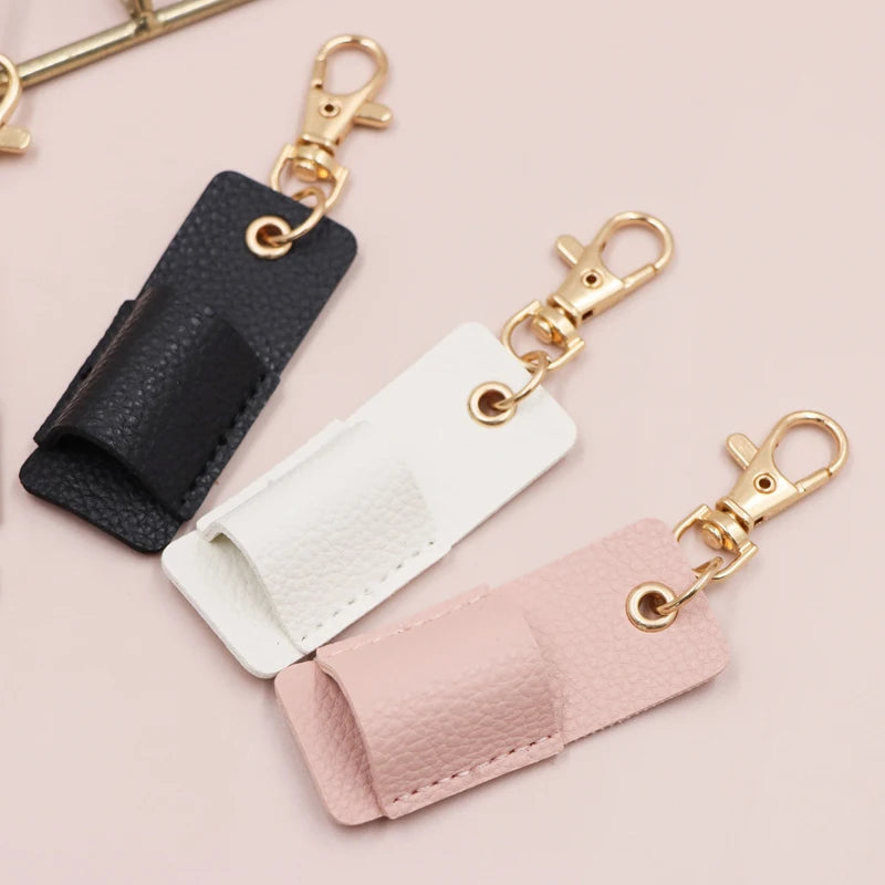 Custom PU Leather Pencil Case 5x2cm | Litchi Pattern | 2pc MOQ | Luxury
