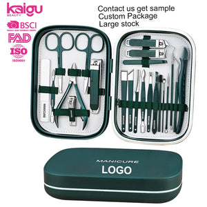 Custom 22-Piece Manicure Kit with Logo | 1,000 MOQ