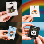 Custom Enamel Lapel Pins with Logo | MOQ 10 for Customization