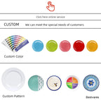 Custom Melamine Dinner Plates | Nordic Style Decal Printing