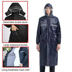 Custom Reflective Motorcycle Raincoat | 500 Pcs MOQ Heavy-Duty Oxford Cloth