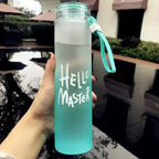 Custom Glass Water Bottles 1 MOQ | 480ml Color Changing Promotional Gift