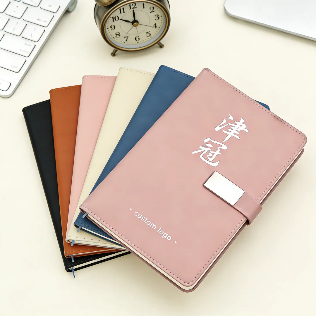 Custom Embossed PU Notebook | 336 Sheets | 500-Piece MOQ
