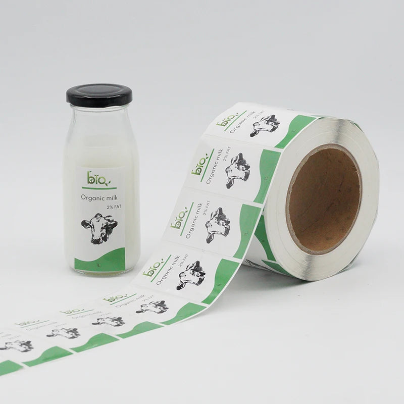 Waterproof Vinyl Beverage Labels | 100 Pcs MOQ, CMYK Printing | ISO/FSC