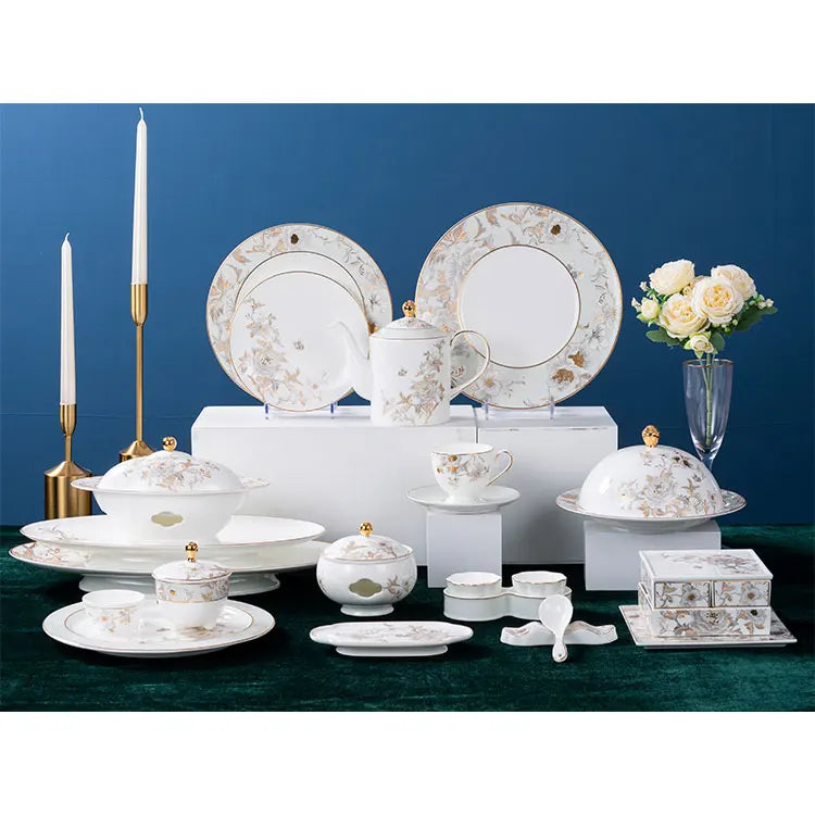 Bone China Dinnerware Set | Royal Porcelain Tableware