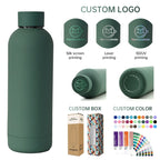Custom Stainless Steel Water Bottle with Logo | MOQ 50