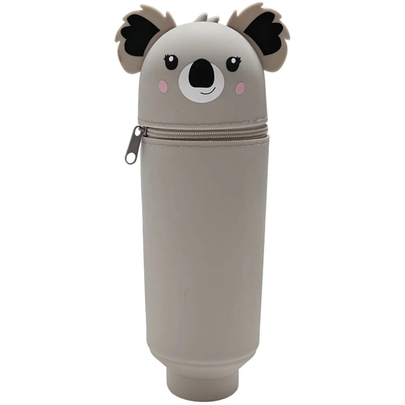 Custom Silicone Pen Holder with Logo | LFGB Certified, Foldable Animal Shape, 500 MOQ