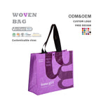 Custom PP Woven Tote Bags | 20 MOQ | 5,000 for Logo