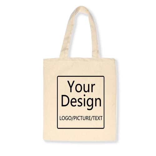 Custom Canvas Tote Bags with Logo | 10 MOQ Heavy-Duty Wholesale
