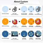 Custom Automatic Umbrella | 1 PC MOQ 190T Pongee Promotional Gift