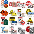Custom Aluminum Safety Sign | 500 Pcs MOQ EGP Reflective Warning Sign