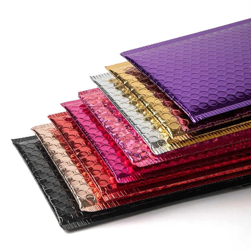 Custom Poly Bubble Mailers 100 MOQ | LDPE/HDPE Shipping Envelopes Wholesale