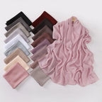 Pearl-Luster Polyester Headscarves | 20-Piece MOQ & 7-Day Lead Time | Women's Fashion & Ethnic Wear