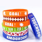 Christmas Silicone Wristbands 100 pcs | Custom Logo