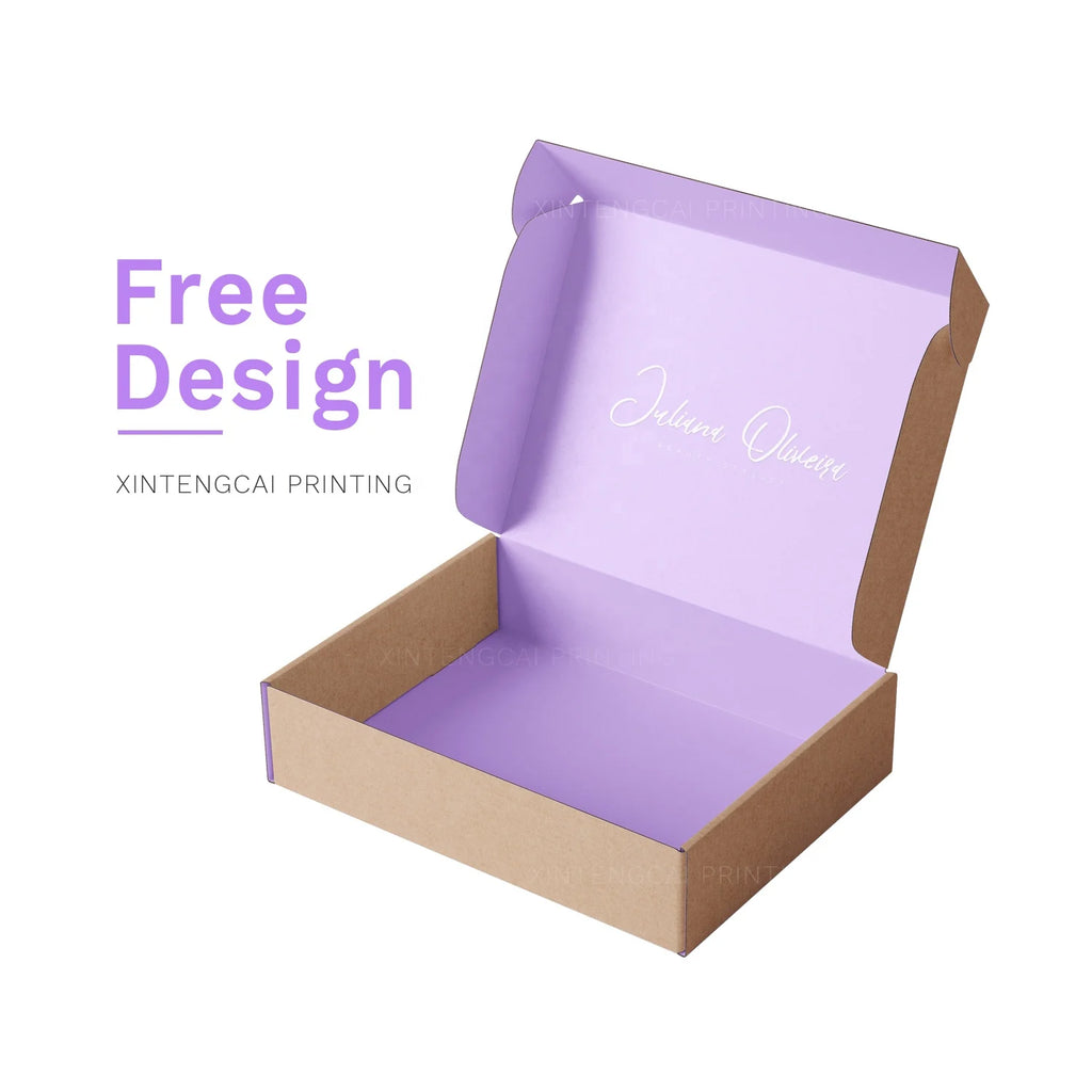 Custom Corrugated Packaging Box with Logo | 500 MOQ, Offset Print, 7 Finishing Options