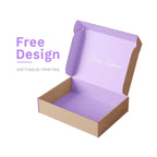 Custom Corrugated Packaging Box with Logo | 500 MOQ, Offset Print, 7 Finishing Options