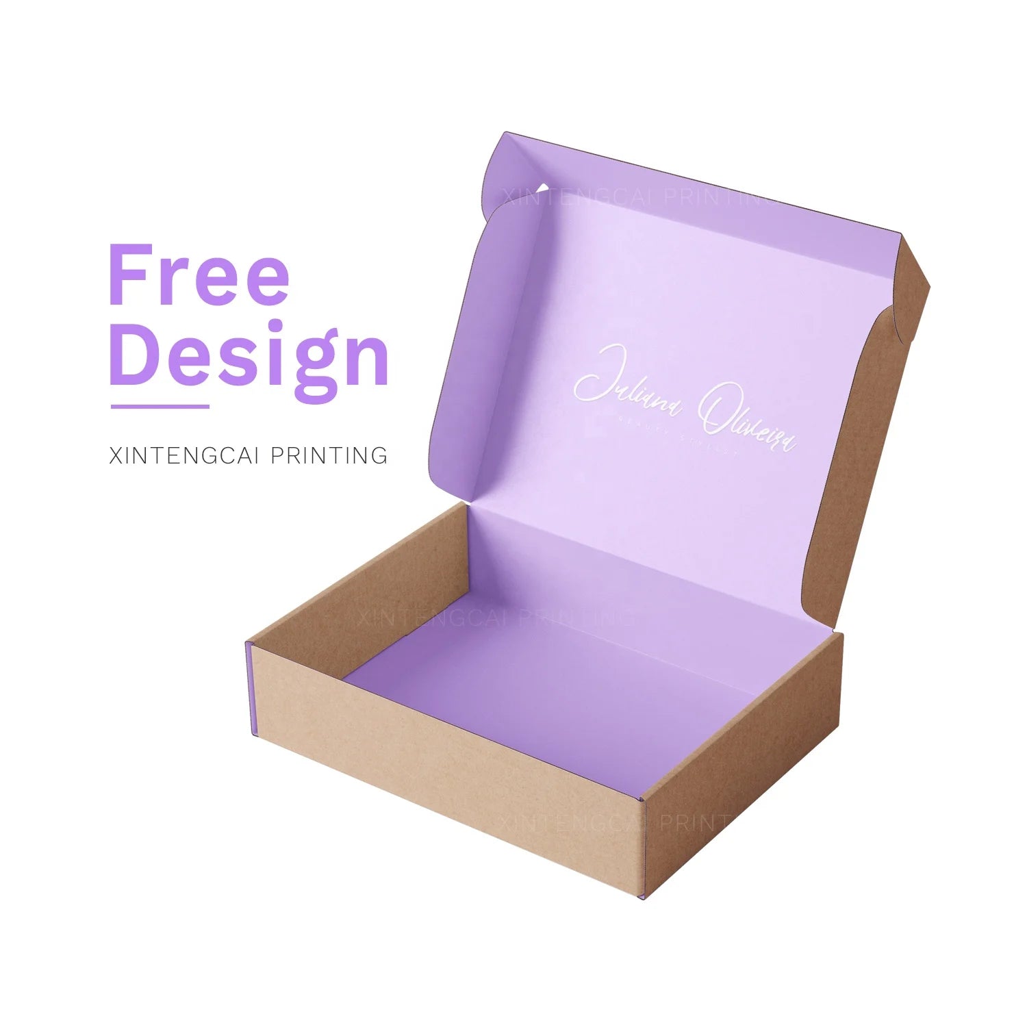 Custom Corrugated Packaging Box with Logo | 500 MOQ, Offset Print, 7 Finishing Options