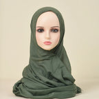 Polyester Silk Satin Hijab | 107x180cm | 24 Colors | Wholesale | Custom Packaging