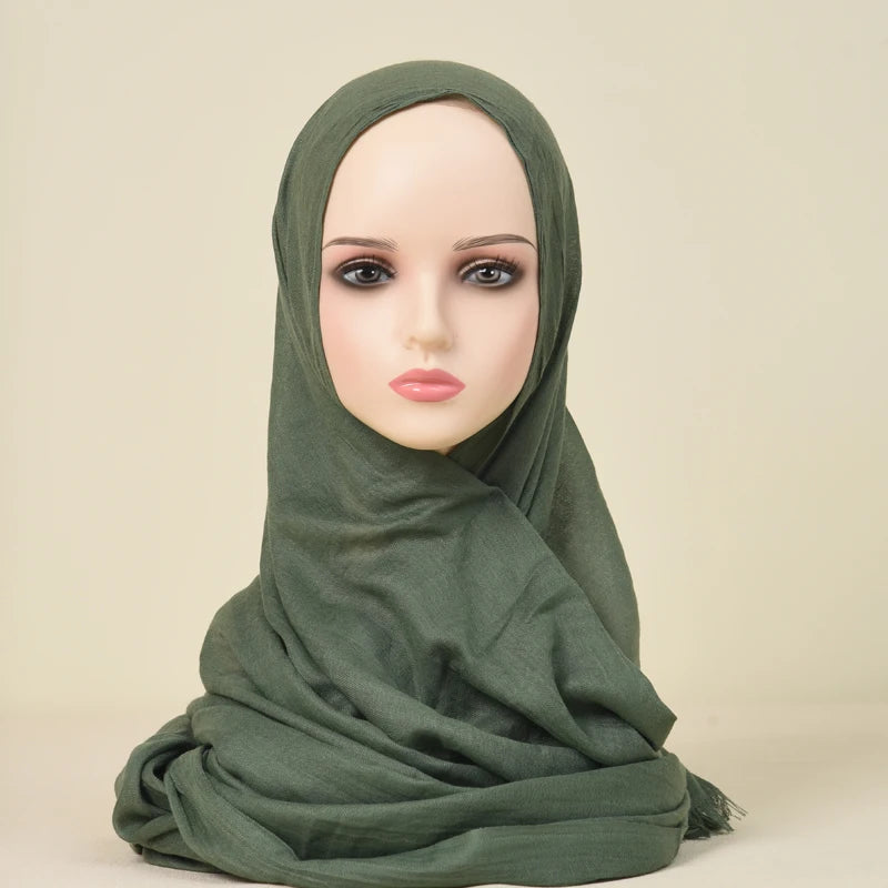 Polyester Silk Satin Hijab | 107x180cm | 24 Colors | Wholesale | Custom Packaging
