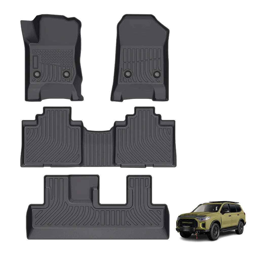 3D TPE Floor Mats for Maxus D90 LDV D90 2017-2024