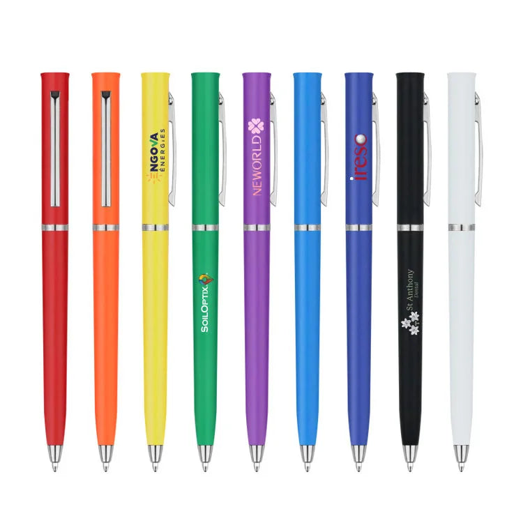 Custom Ballpoint Pens with Logo – 100 MOQ, UV Printing, 6g
